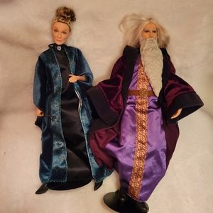 Harry Potter Dolls Dumbledore and Minerva McGonagal